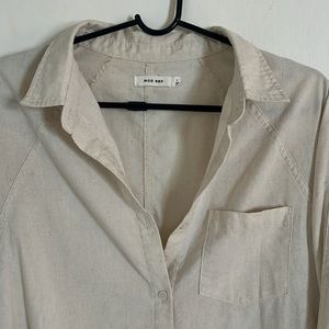 Mod Ref Linen Over Shirt/L
